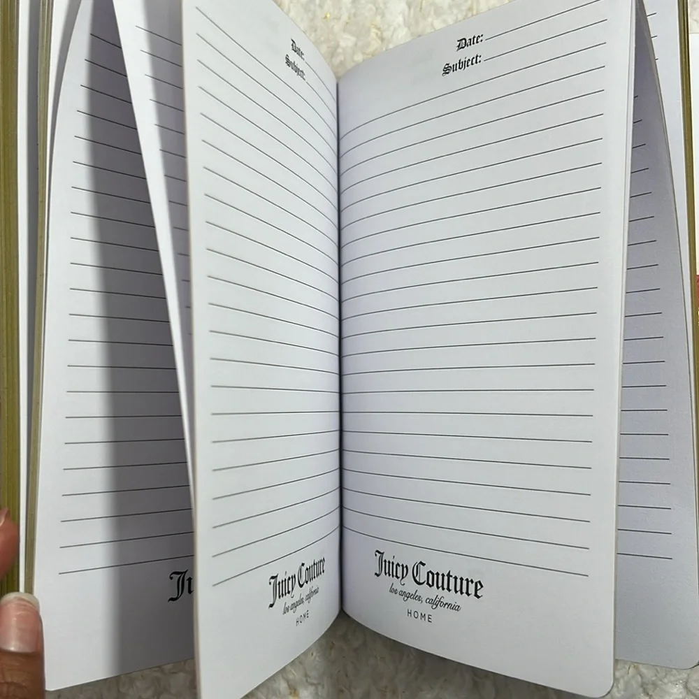 Juicy Couture Pink Journal with Crown Pen‎ and 64 love card Pick one set